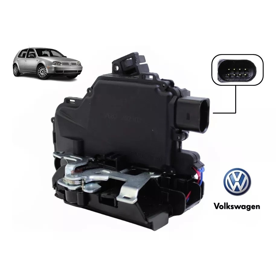 Fechadura Porta Dianteira Direita Vw Golf Bora Passat Novo