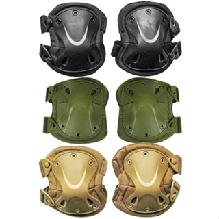 Joelheira Cotoveleira Tatica Paintball Swat Bope Policia Cor em Oferta na Shopee