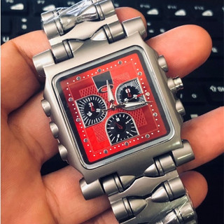 Relógio Masculino Tank Minute Machine Quadrado Analógico