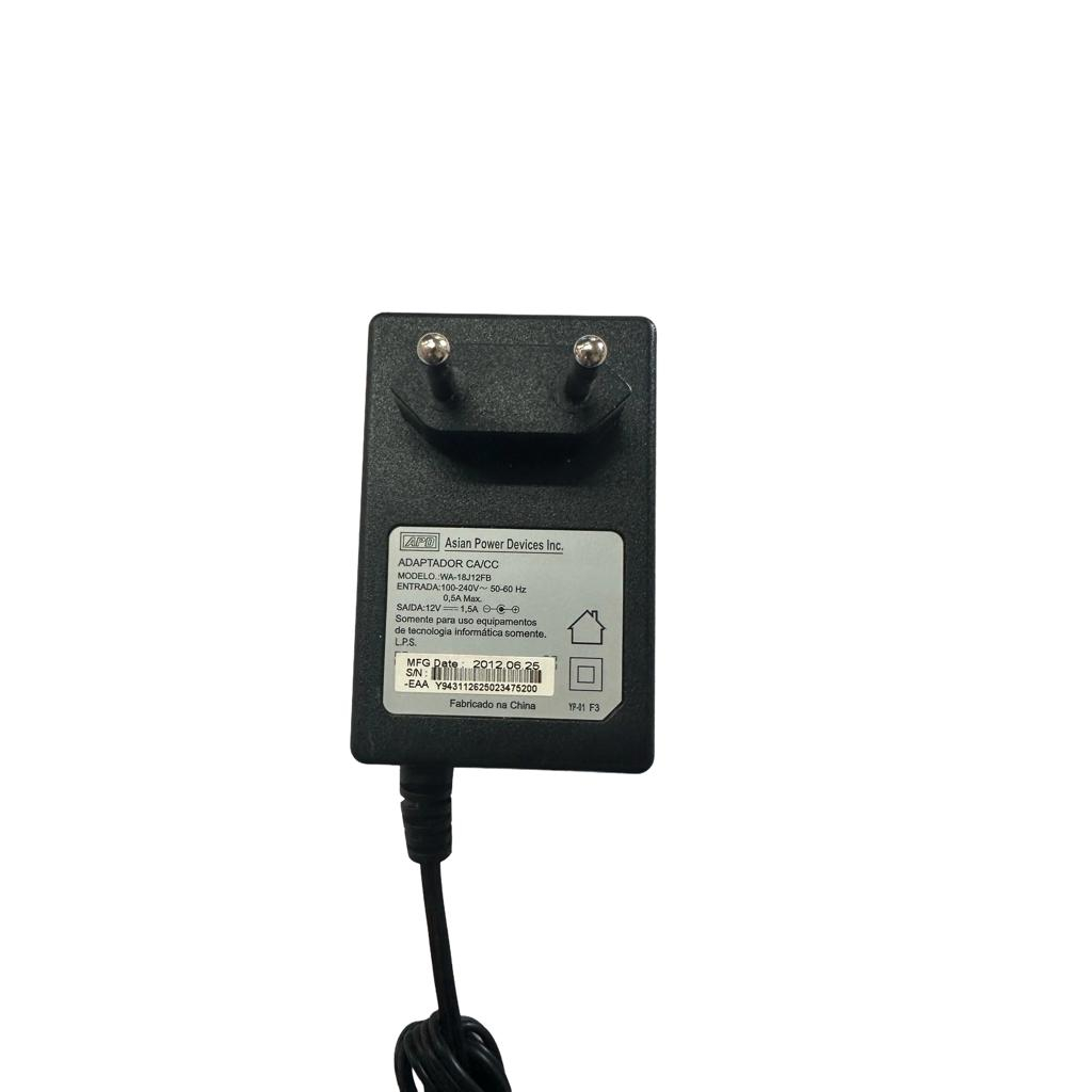 Fonte Alimentação 12v 1.5a Plug P8 Bivolt Chaveada Eletrônicos Câmeras Fita Led Roteador
