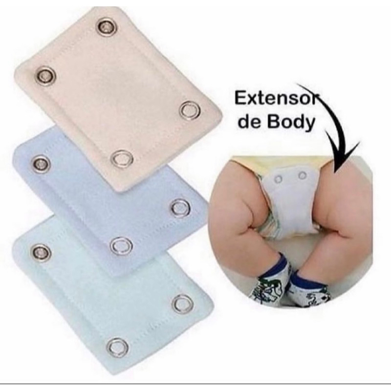Extensor de Body Infantil Kit com 2 Peças Ajuste de Tamanho