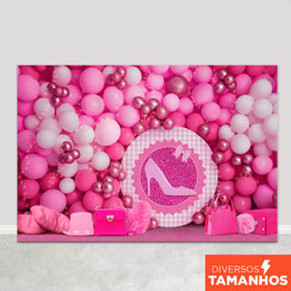 Fundo Fotográfico Infantil Menina Cenário Smash Rosa Em Tecido Sublimado Painel para Foto em Oferta na Shopee