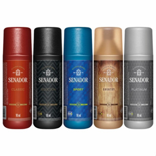 Desodorante Senador Spray Kit com 6 - 90 ml cada