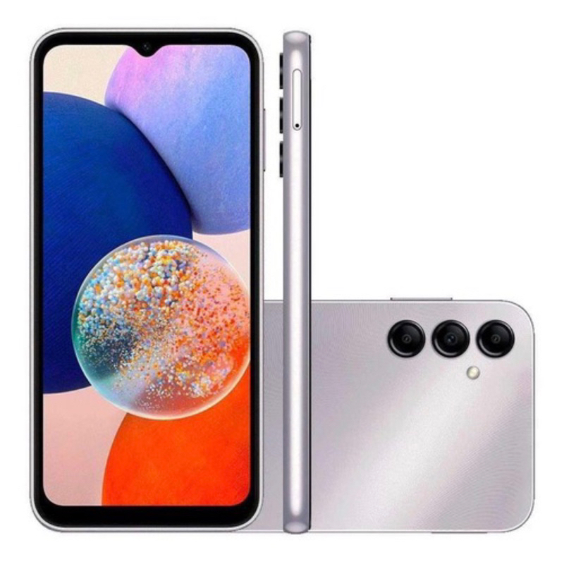 Smartphone Samsung Galaxy A14 4g 128gb 4gb Ram - Prata