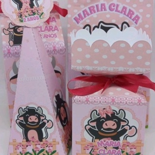 kit Festa Personalizada Boi da Cara Preta 40 unidades em Oferta na Shopee