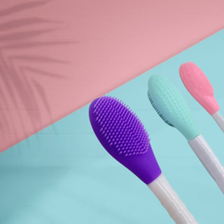 Escova de Silicone para Massagem e Esfoliação para Rosto