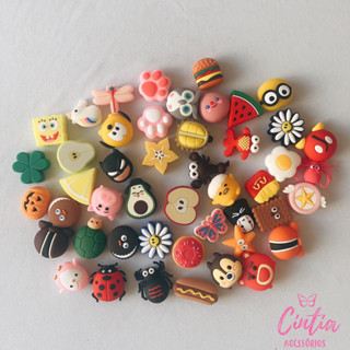 Protetor de cabo USB Bichinhos Desenho Frutas e Vários Modelos
