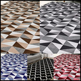 Tapete Carpete 3,00x2,00 Grande Sala Quarto Antiderrapante Dubai Preto Cru