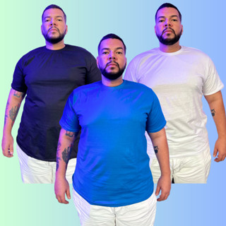 Kit 3 camisetas Premium Plus size Dia dos Pais 100% algodão qualidade Confecção Própria