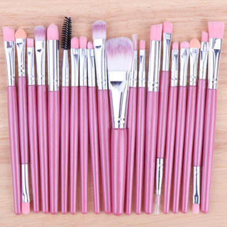 Kit 20 Pincéis Para Maquiagem