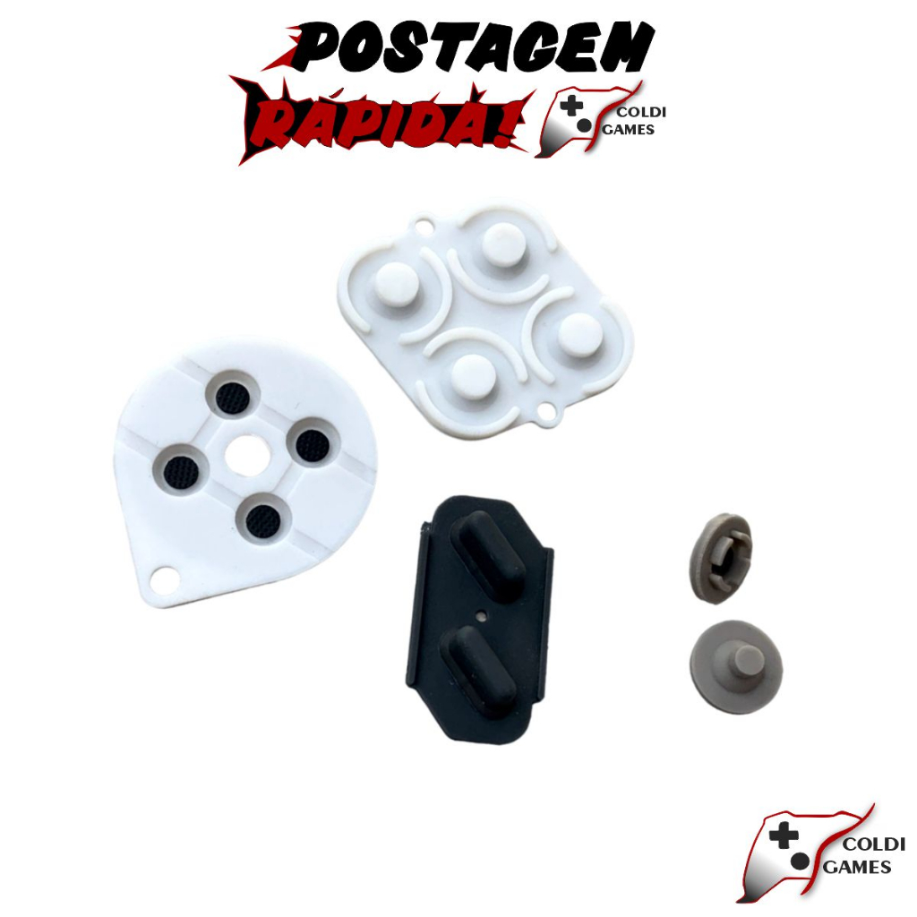 Kit de Borrachas Condutivas Controle Super Nintendo Snes