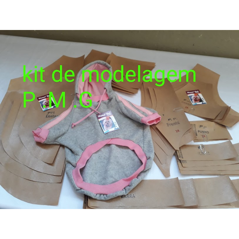 MODELAGEM--De Roupas para Cães/ Kit 3 tamanhos / Molde de Blusa Pet/ Molde para Costura.