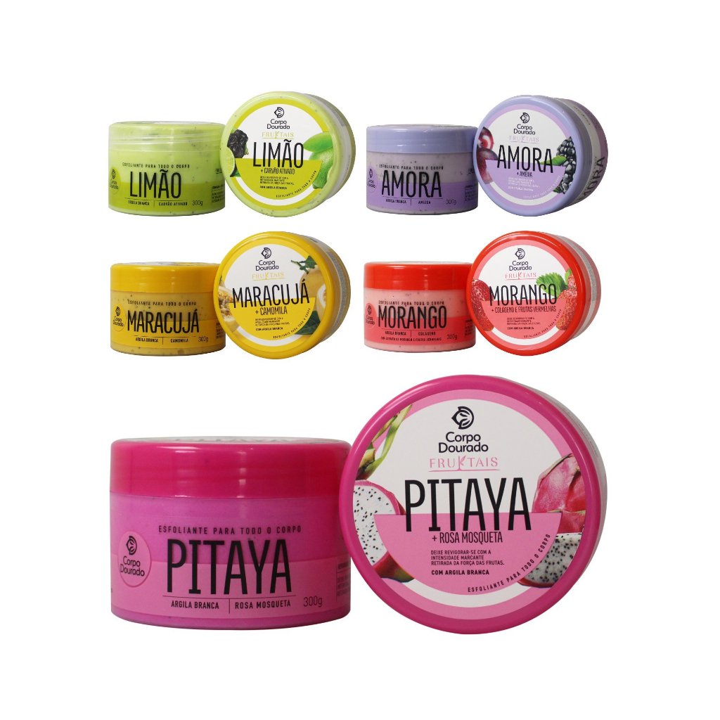 Esfoliante Facial e Corporal Fruktais CORPO DOURADO