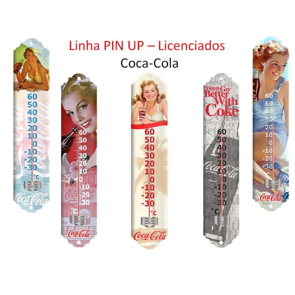 Medição Clima Tempo Termometro Temperatura Ambiente Decoração de Parede Vintage Original Licenciado