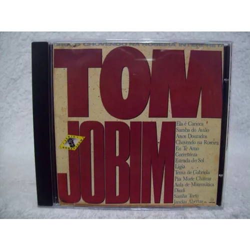 Cd Grupo Chovendo Na Roseira- Interpreta Tom Jobim- Som Livre 1988