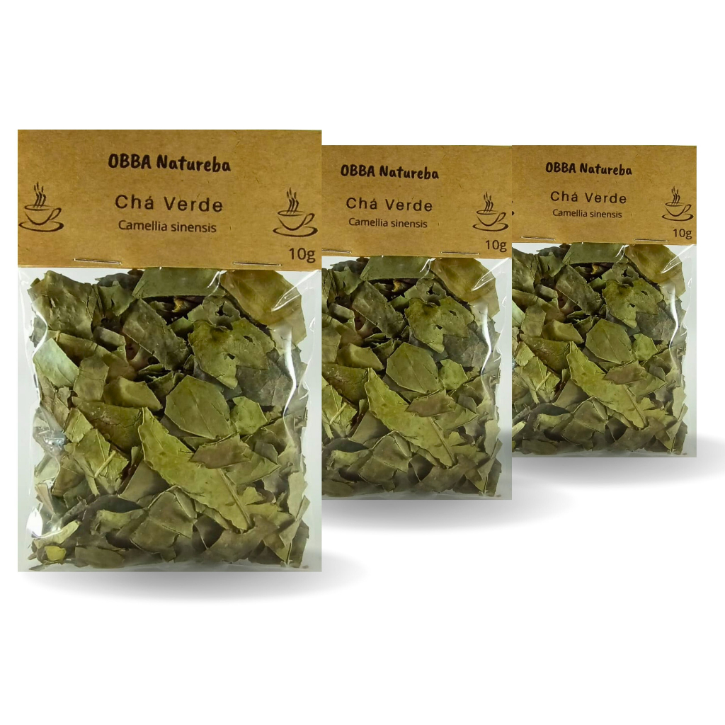 Pacotes de Chá Verde Brasileiro