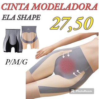 CINTA MODELADORA ELA SHAPE COM SILICONE