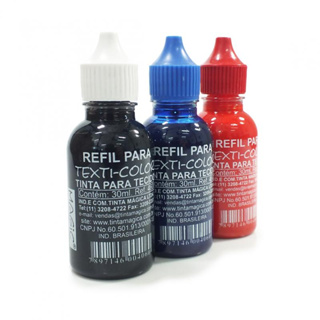 TINTA PARA TECIDO PARA CARIMBO - 30ML em Oferta na Shopee