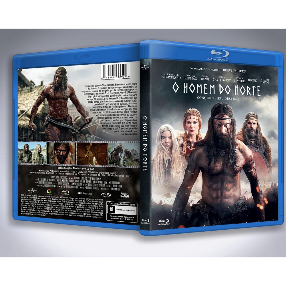 Blu-ray: O Homem Do Norte DUB/LEG [PERSONALIZADO]