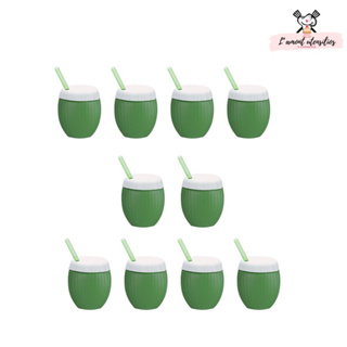 Coco Coco Plástico 300 ml Injetemp - kit com 10 copos em Oferta na Shopee