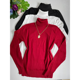 Blusa gola alta tricot feminina inverno manga longa TAM :U 36 até 42