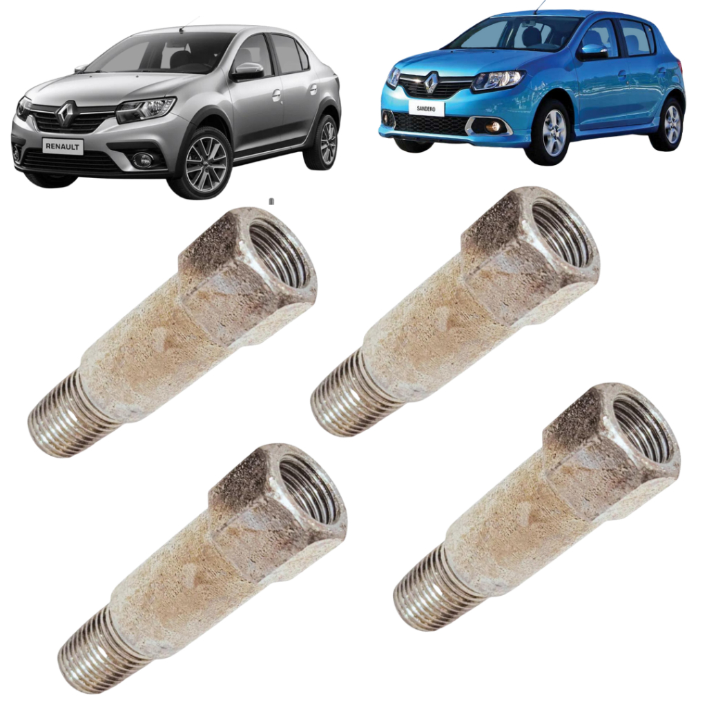4 Tucho CÔNICO Vela Kwid 206 LOGAN Clio Kangoo Sandero MARCH 1.0 16v