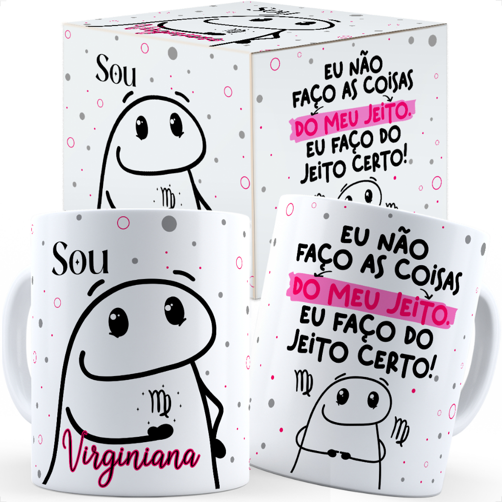 Imagem Caneca Divertida Signo Humor F - Caixa Personalizada