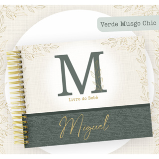 LIVRO DO BEBÊ PERSONALIZADO - MINIMALISTA E CLEAN em Oferta na Shopee