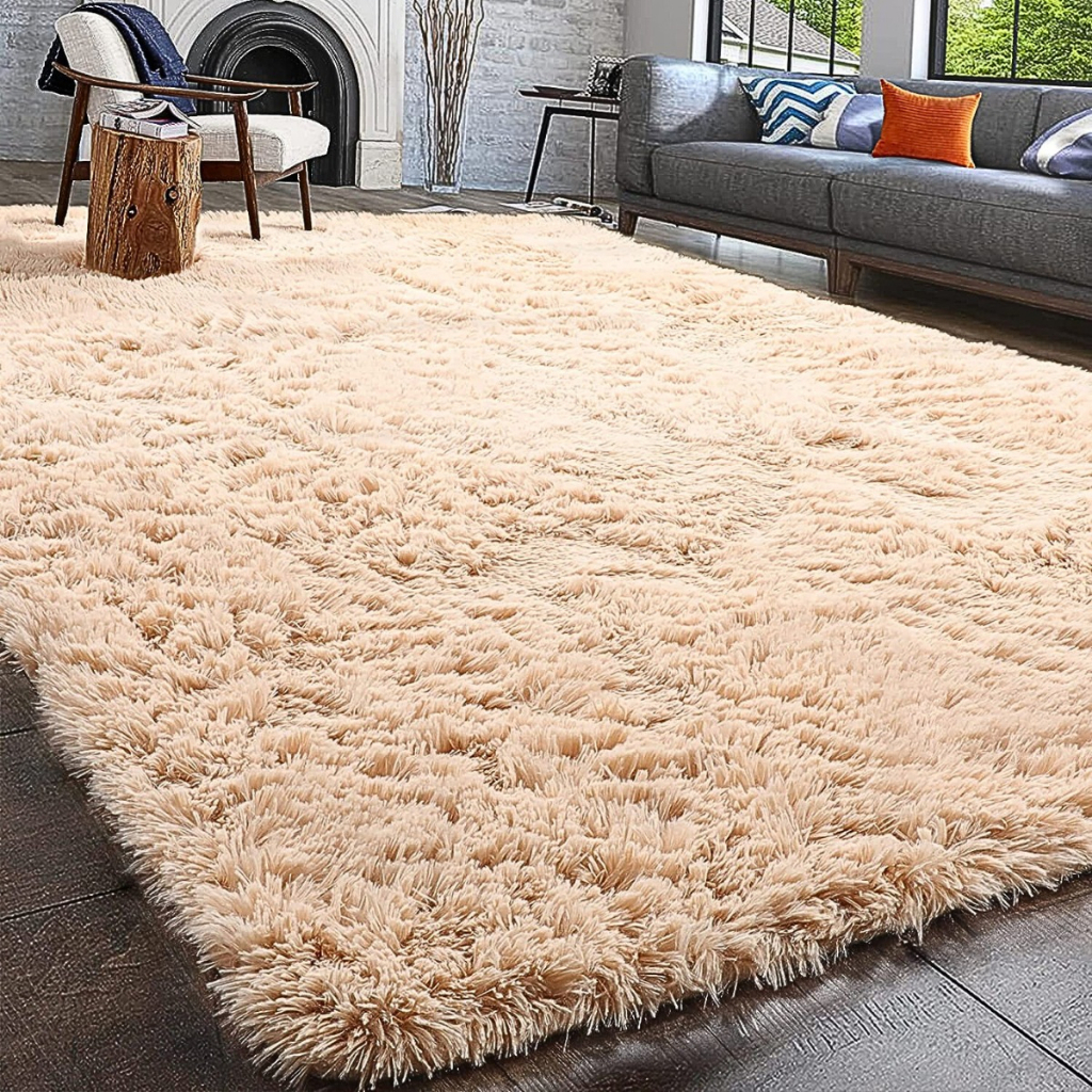 Tapete Sala Peludo 2,00 x1,40 Mt Quarto Felpudo Luxo em Oferta na Shopee