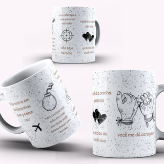 Caneca minha Pessoa Greys Anatomy Você Me da Coragem