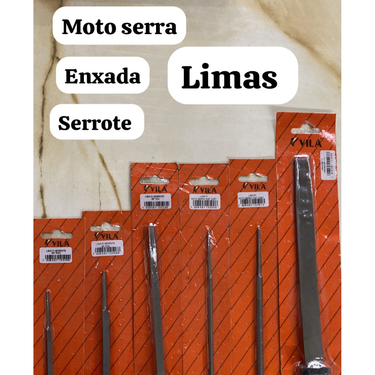 Limas de afiar Serrote,moto serra,facão,foice,cavadeira,apa -PR