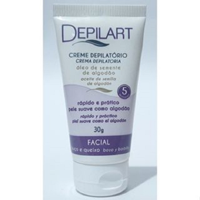DEPILART CREME DEPILATÓRIO FACIAL 30G ALGODÃO