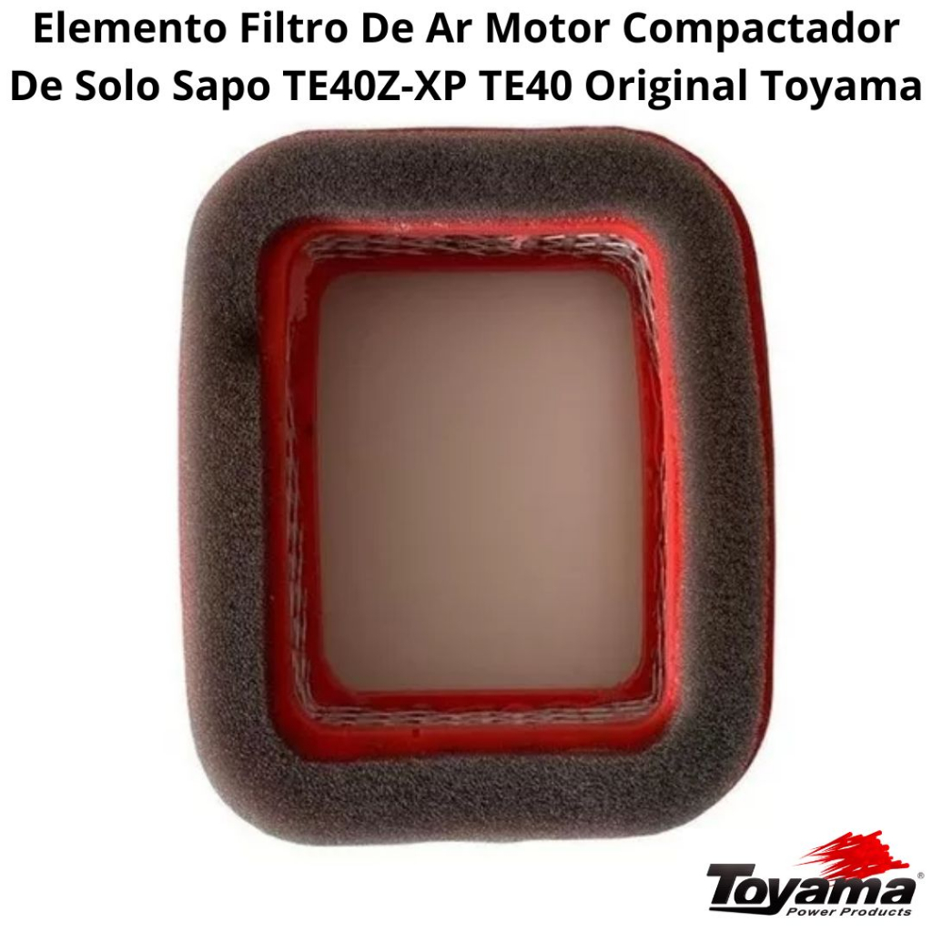 Elemento Filtro De Ar Motor Compactador De Solo Sapo TE40Z-XP TE40 Original Toyama