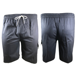 Bermuda Masculina Cargo Bermudas Cargo Masculinas Brim Masculino Bolso Algodão Cordão Para Ajuste Elastico