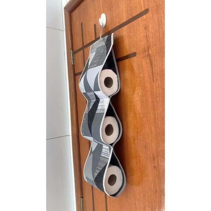Porta papel higiênico p/ 3 rolos