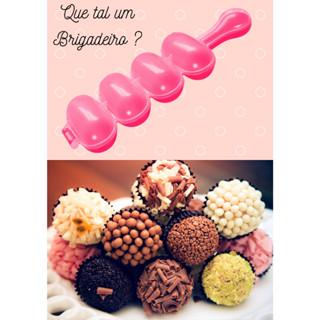 Boleador Maquina Manual de enrolar doces Brigadeiro beijinho e fazer sushi e oniguiri bolinho de arroz japones