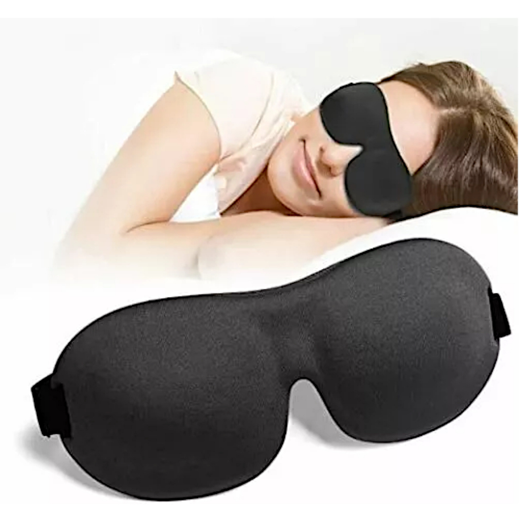 Mascara De Dormir Tapa Olhos 3D Blackout Super Confortavel Com Espuma Envio Imediato