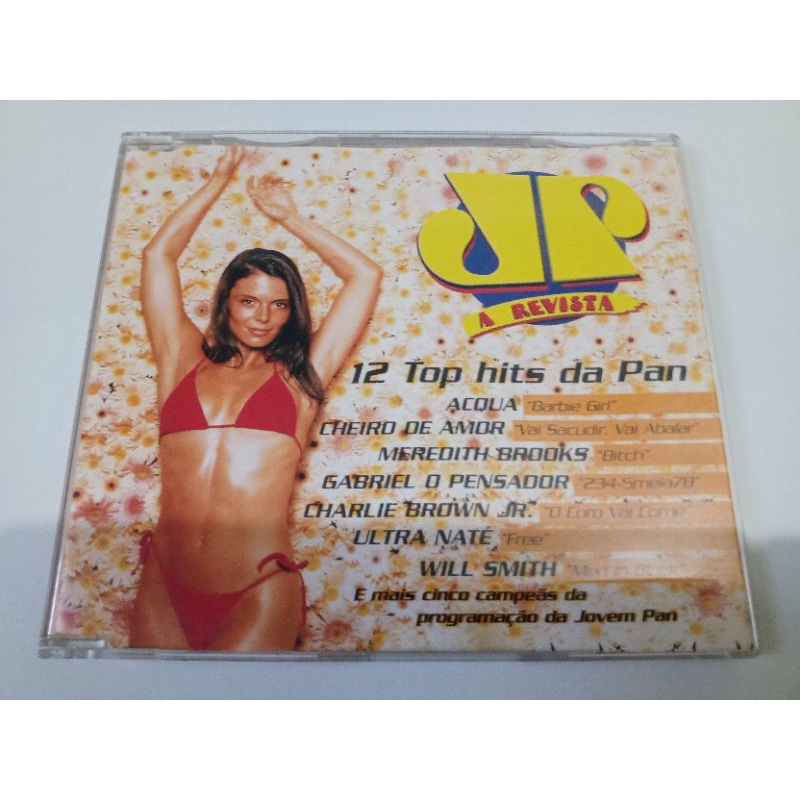 CD 12 Top Hits da Pan - Acqua, Will Smith, Ultra Naté, Meredith Brooks, Em Ótimo Estado