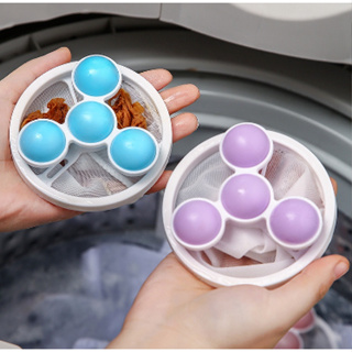 Kit 4 Filtro Coletor de Pelos Fiapos Flutuante Para Máquina de Lavar Roupa Reutilizável em Oferta na Shopee