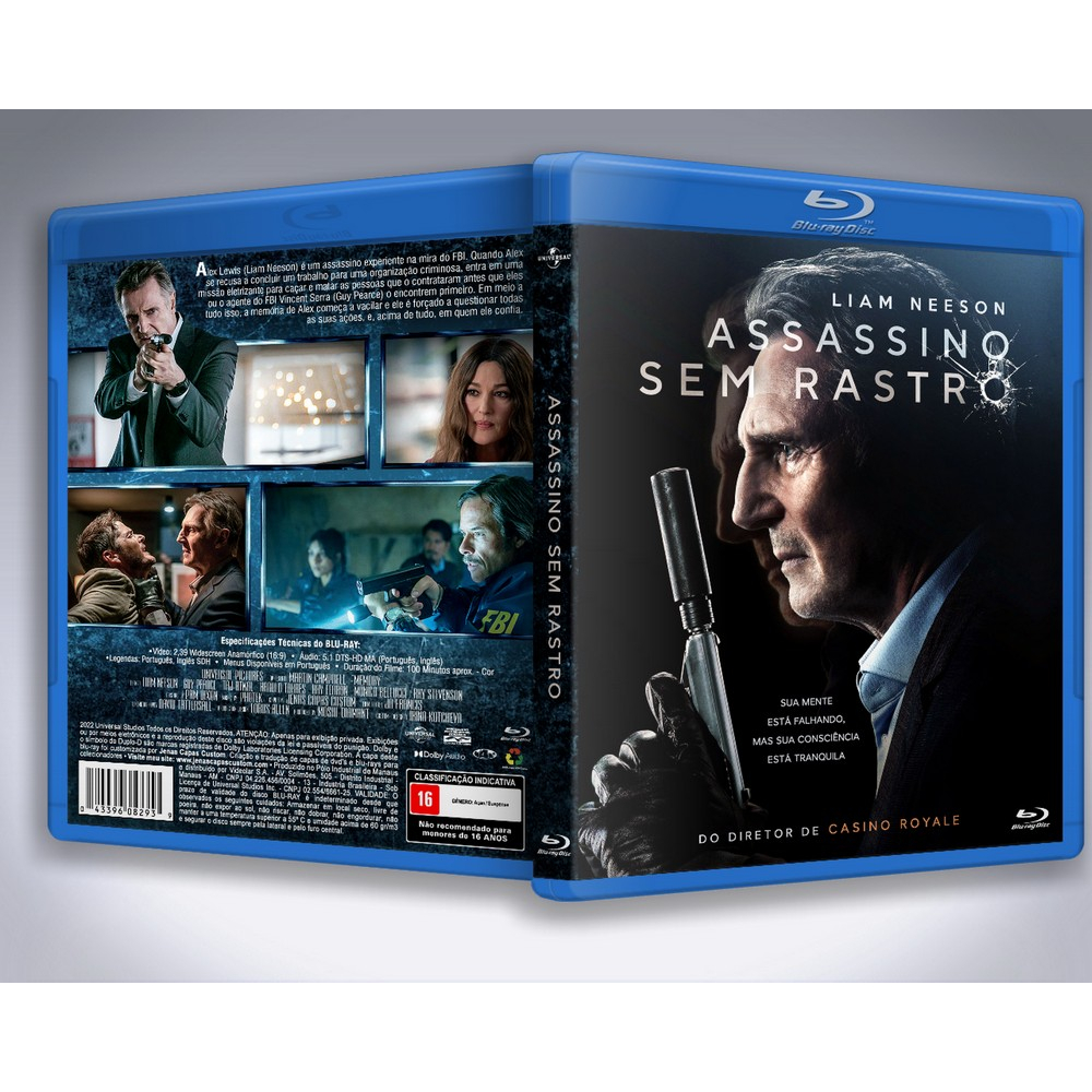 Blu-ray: Assassino Sem Rastro DUB/LEG [PERSONALIZADO]