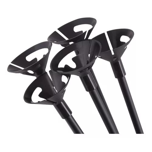 10 Varetas Preto 30cm Suporte Balão Bexiga Látex ou Balão Metalizado