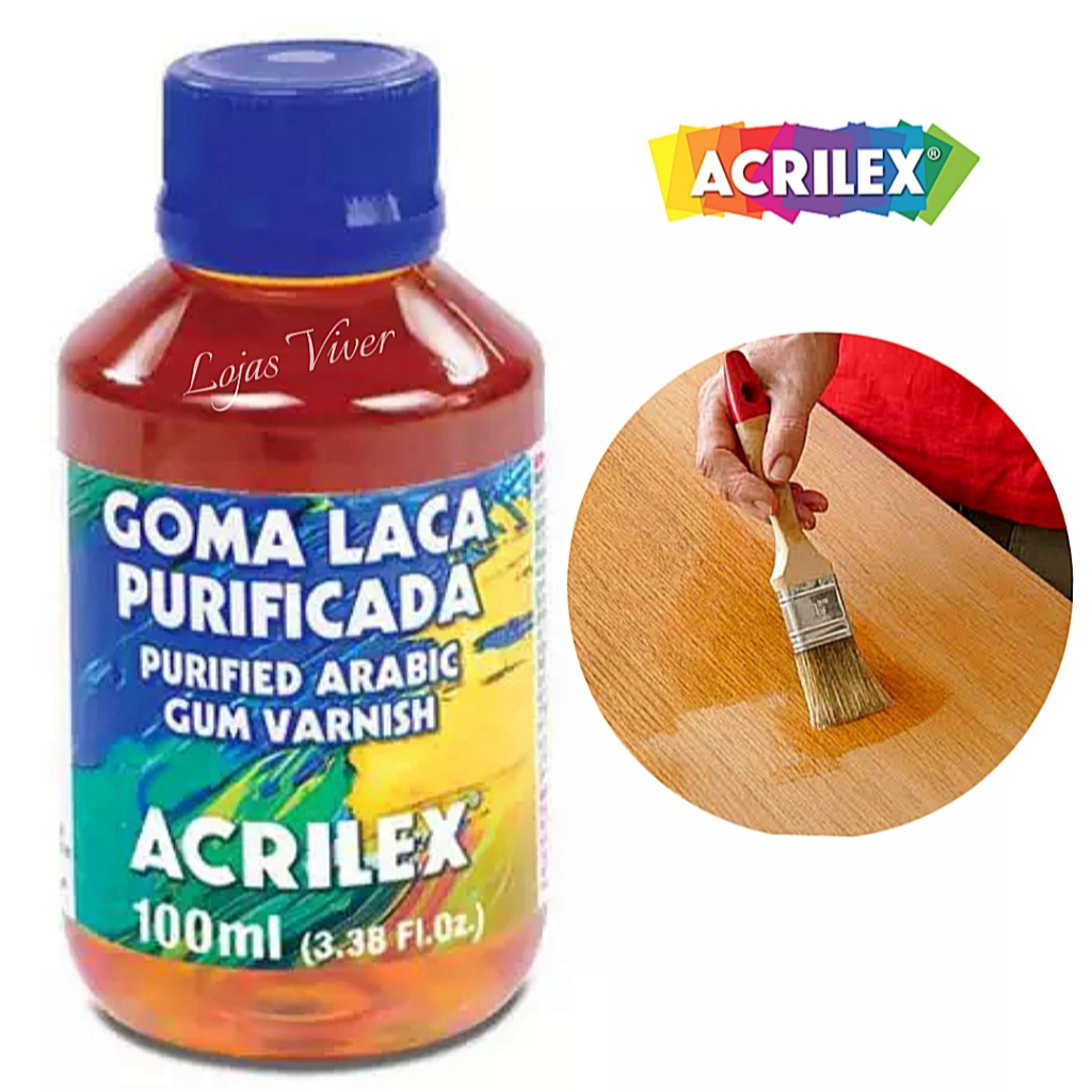 Goma Laca Purificada 100ml - Acrilex