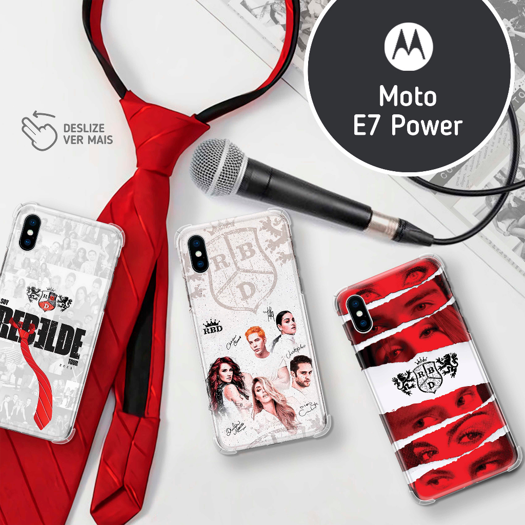 Capa Capinha - Motorola Moto E7 Power - Rebelde RBD
