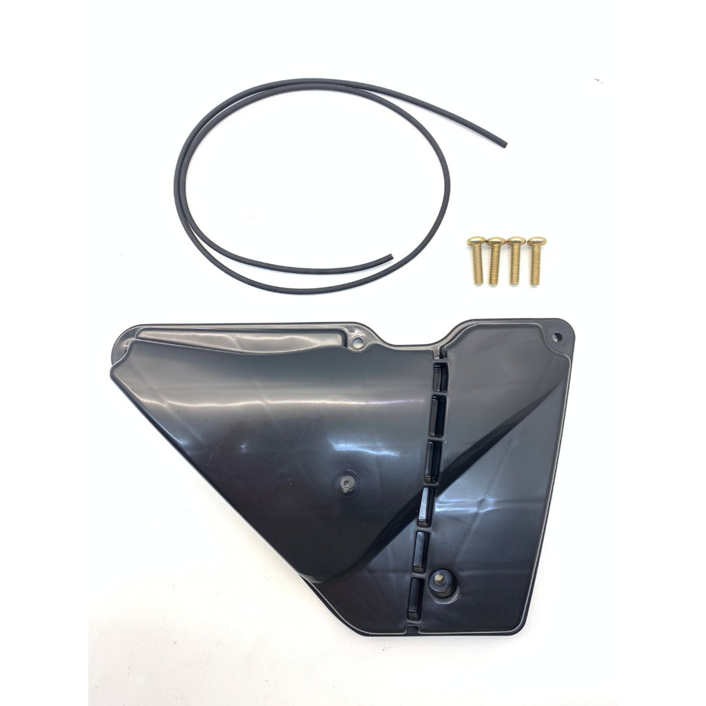 tampa caixa filtro de ar ybr 125 ate 2014 + vedação e parfusos