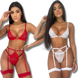 Kit 02 Conjunto Sexy Lingerie Fantasias Sexy Erótica Gladiadora