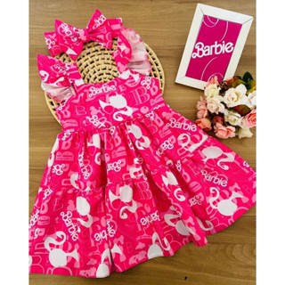 Vestido Infantil Temático com Tiara Tam 2/3 anos
