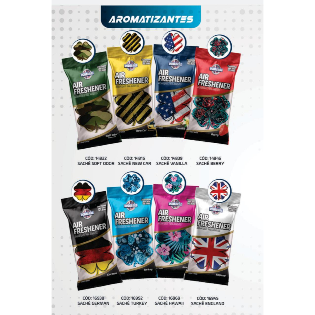 Cheirinho para Carro Rodabrill - Aromatizante Promoção