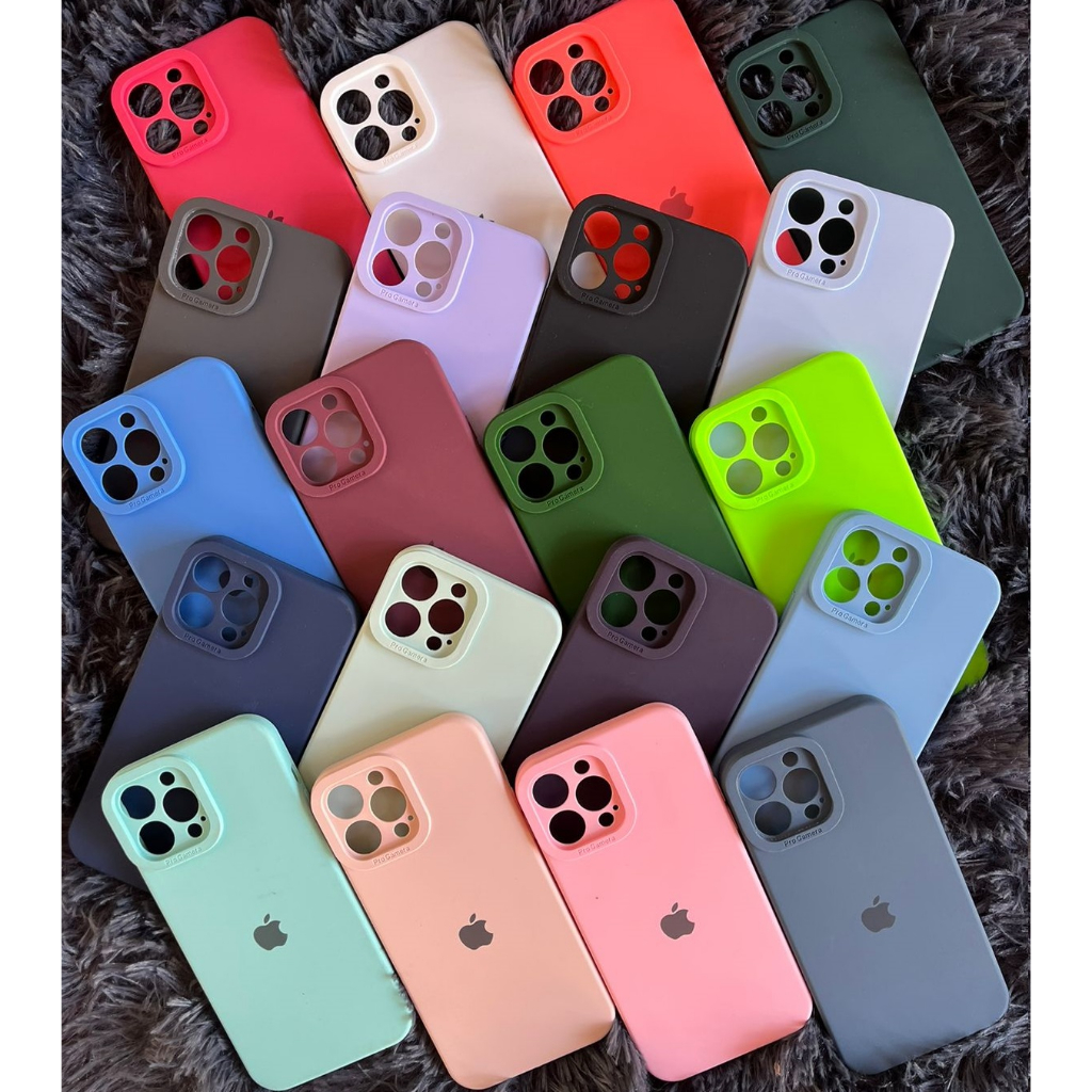 Capa Case iPhone 14 PRO MAX (6.7) Quadrada Aveludada Premium Proteção de Câmera Alto-Relevo em Oferta na Shopee