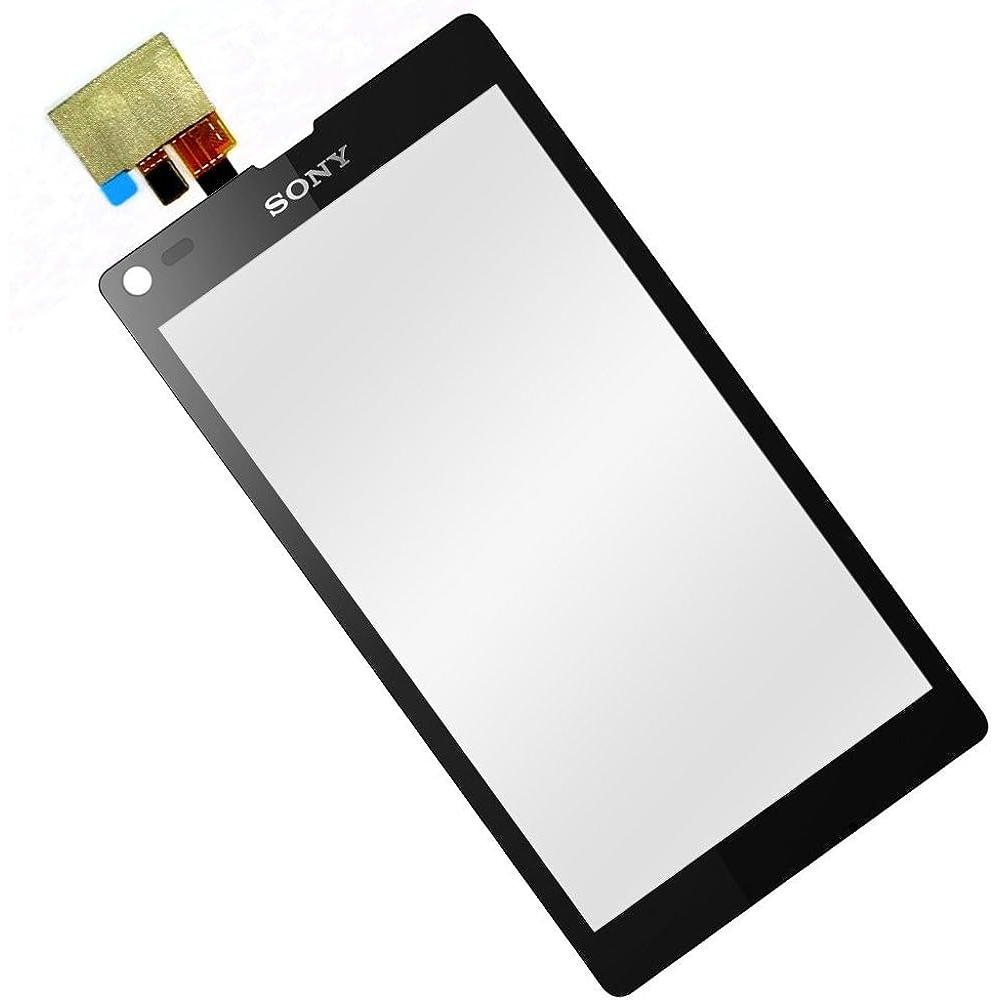 Peça Tela Vidro Touch compatível com SONY Xperia L C2104 C2105 S36h - Preto