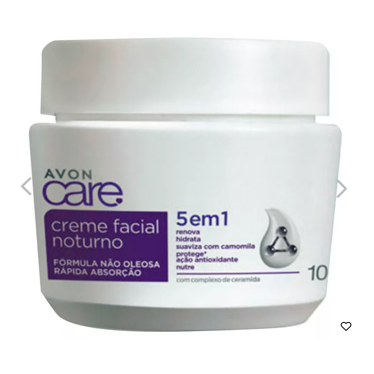 Creme Facial Avon Care 100g - Noturno